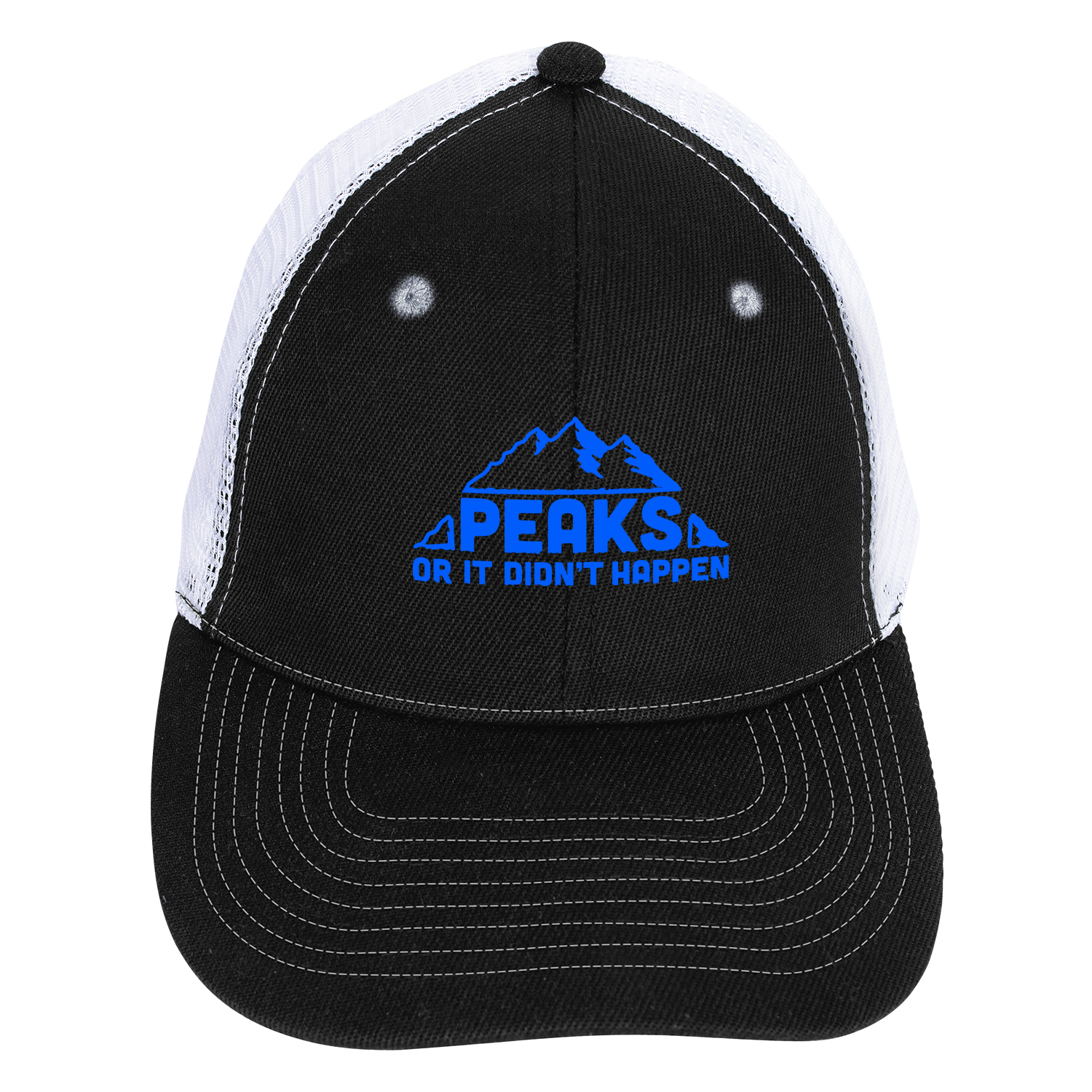 Mid-Profile Accent Mesh Snapback Cap 38
